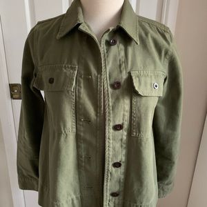 Madewell Army Green utility jacket